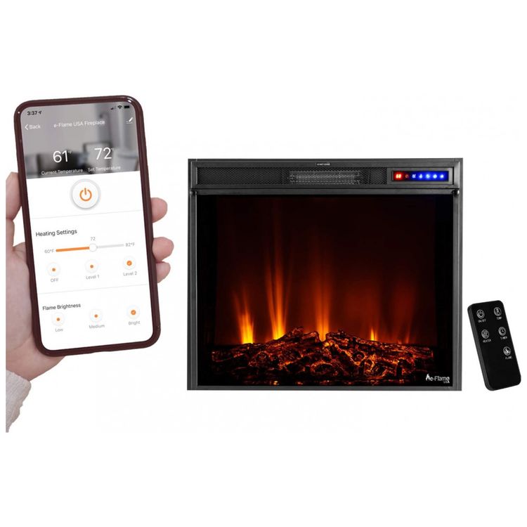 Lareira-Eletrica-de-Embutir-A71x61L-com-Controle-Remoto-e-foto-5