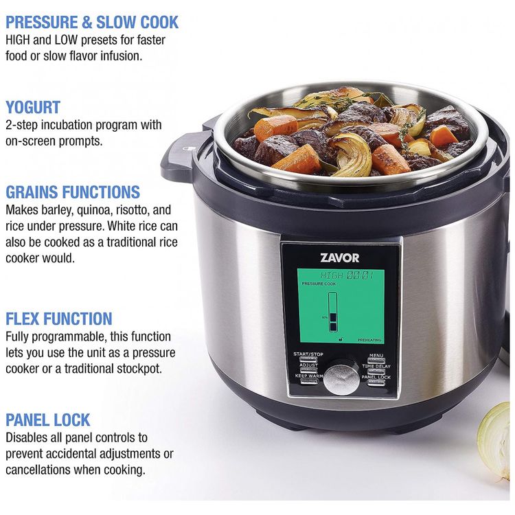 ZSELL01-Panela-de-Pressao-Eletrica-6L-com-6-Predefinicoes-e-foto-2