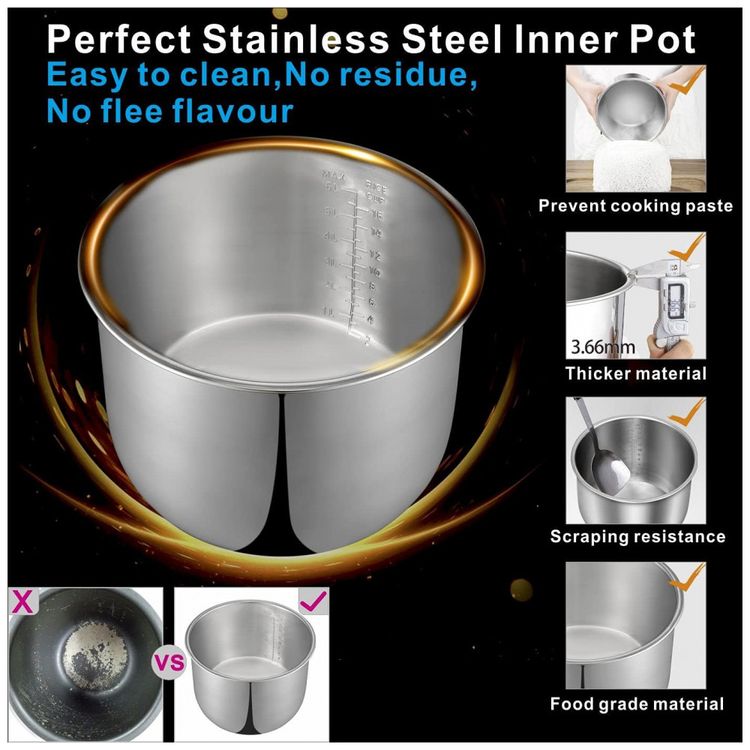 Panela-de-Pressao-Eletrica-4L-com-18-Predefinicoes-e-Painel-foto-4