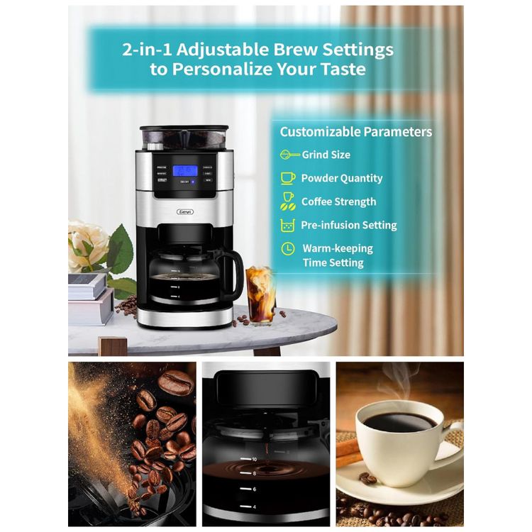 Cafeteira-Eletrica-U-Expresso-Manual-1.5L-com-Moedor-de-Cafe-foto-2