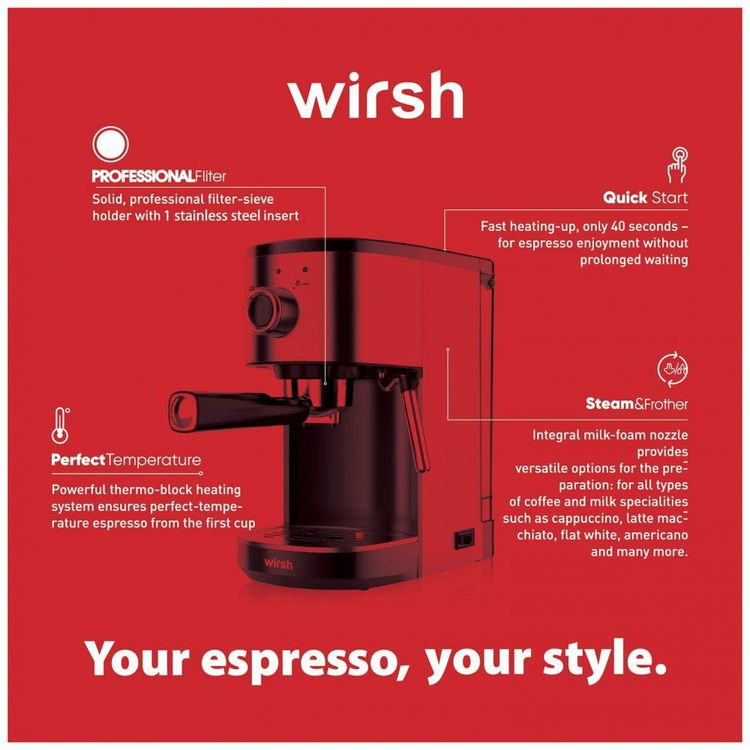 Cafeteira-Eletrica-Expresso-Automatica-1.2L-15-Bar-de-Aco-foto-1