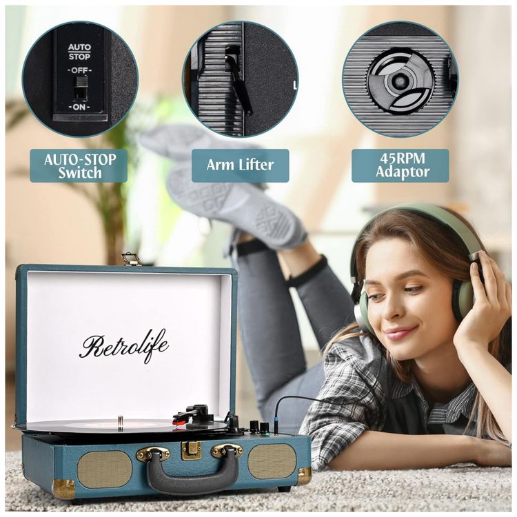 Vitrola-Toca-Discos-Retro-3-Velocidades-com-Bluetooth-e-foto-4