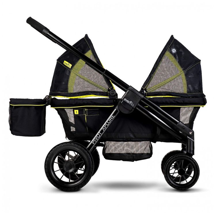 Carrinho-de-Bebe-Pivot-Xplore-Duplo-para-Passeio-com-Rodas-foto-0