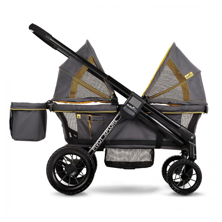 Carrinho-de-Bebe-Pivot-Xplore-para-Passeio-Duplo-com-Rodas-foto-0