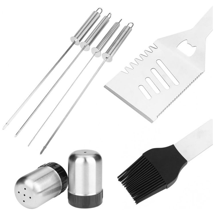 Kit-Churrasco-na-Grelha-24-Pecas-de-Aco-Inoxidavel-com-foto-3
