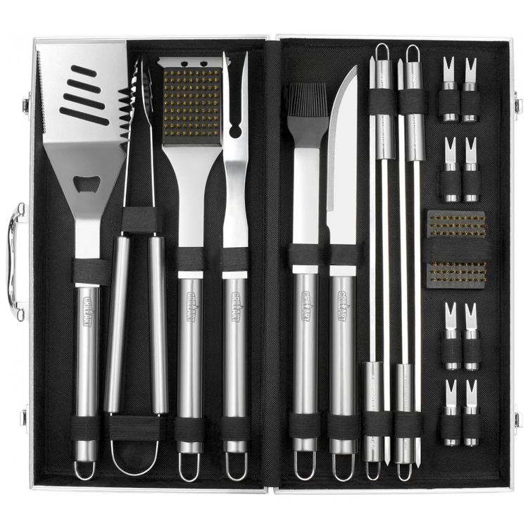 Kit-Churrasco-na-Grelha-19-Pecas-de-Aco-Inoxidavel-com-foto-3