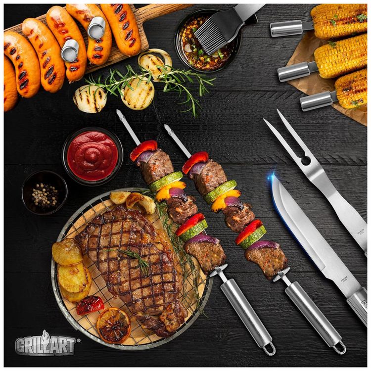 Kit-Churrasco-na-Grelha-19-Pecas-de-Aco-Inoxidavel-com-foto-5