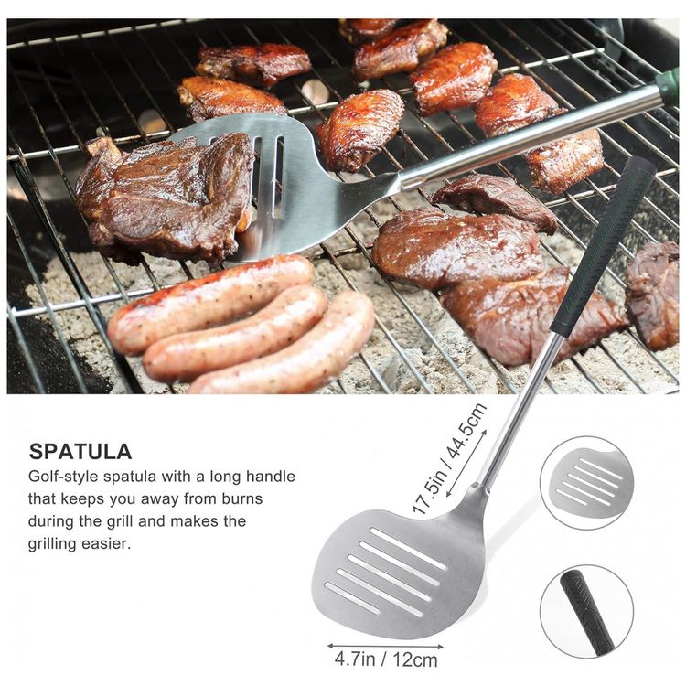Grilljoy-8pcs-BBQ-Grill-Tools-Set.-Extra-Thick-Stainless-foto-3