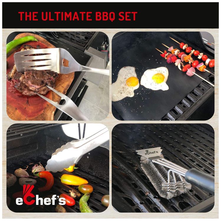 Kit-Churrasco-na-Grelha-5-Pecas-de-Aco-Inoxidavel-e-Escova-foto-3