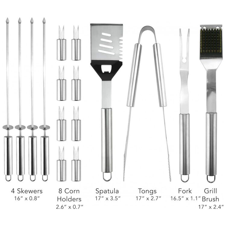 Kit-Churrasco-na-Grelha-16-Pecas-de-Aco-Inoxidavel-com-foto-1