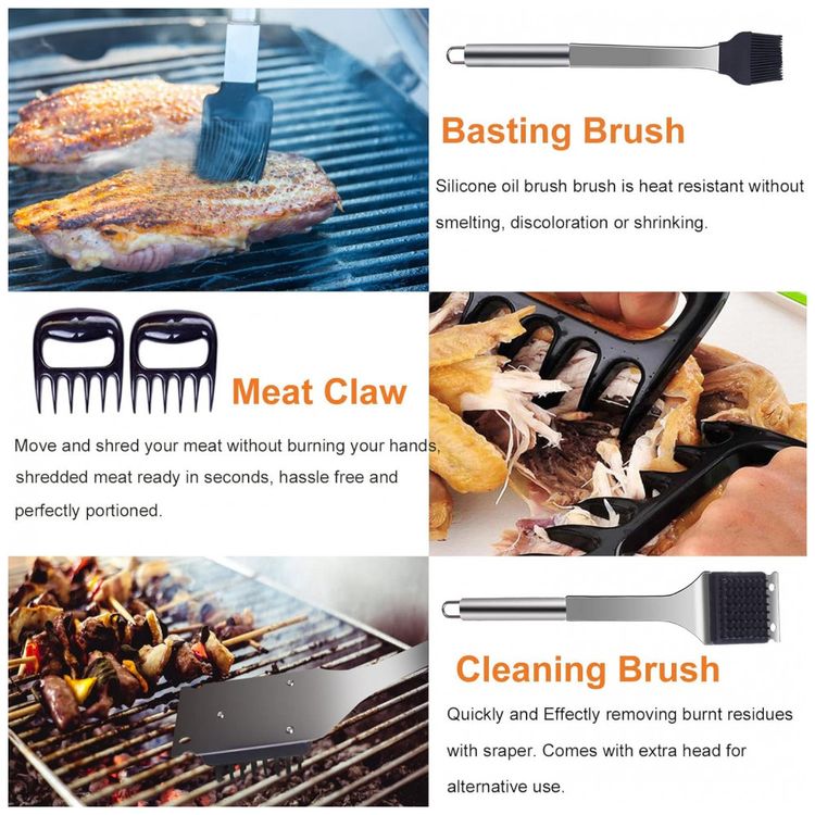 Kit-Churrasco-na-Grelha-23-Pecas-de-Aco-Inoxidavel-com-foto-4