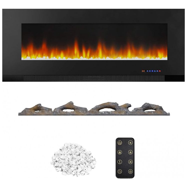 Lareira-Eletrica-de-Embutir-A51x127L-com-Controle-Remoto-e-foto-1