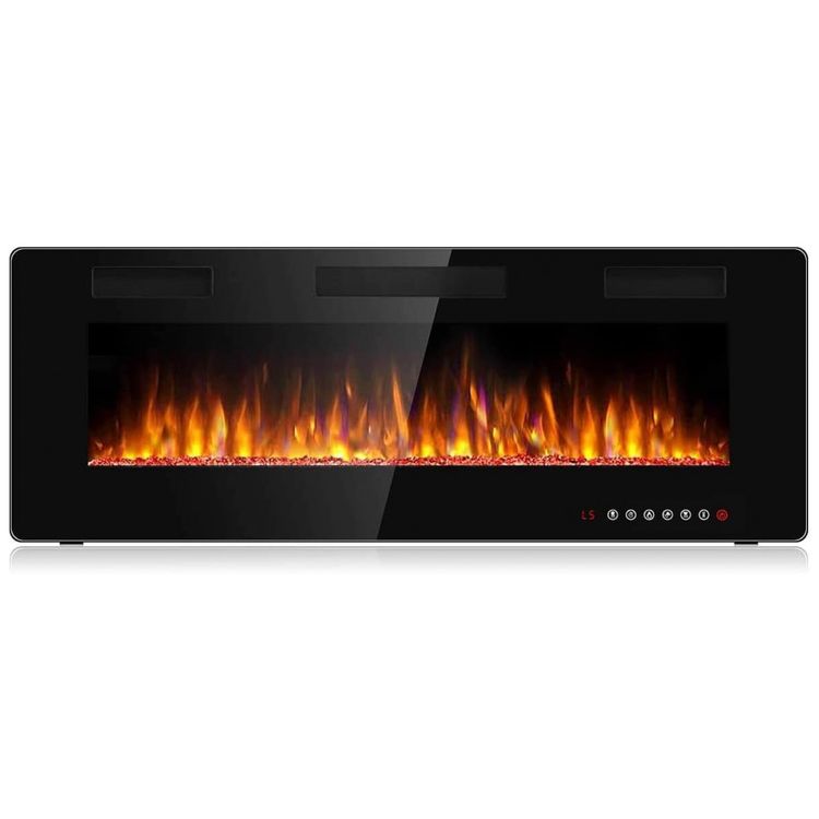 Lareira-Eletrica-de-Embutir-A45x127L-com-Controle-Remoto-e-foto-0