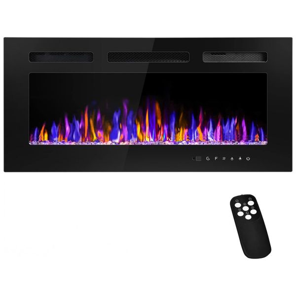 Lareira-Eletrica-de-Embutir-A43x91L-com-Controle-Remoto-e-foto-0
