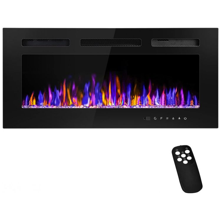 Lareira-Eletrica-de-Embutir-A43x91L-com-Controle-Remoto-e-foto-0