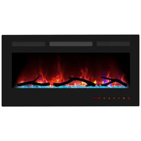 Lareira-Eletrica-de-Embutir-A45x91L-com-Controle-Remoto-e-foto-0