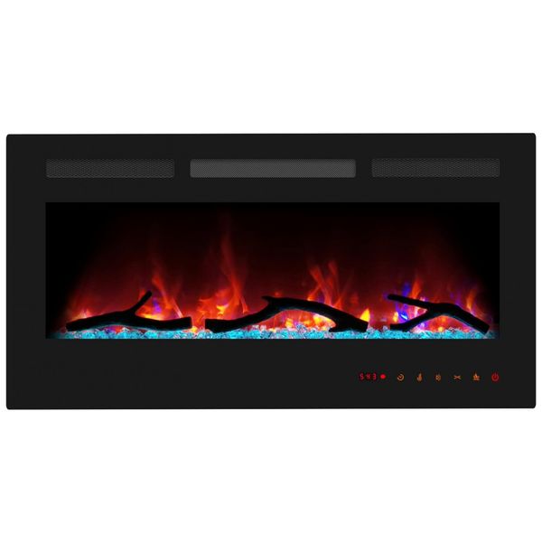 Lareira-Eletrica-de-Embutir-A45x91L-com-Controle-Remoto-e-foto-0