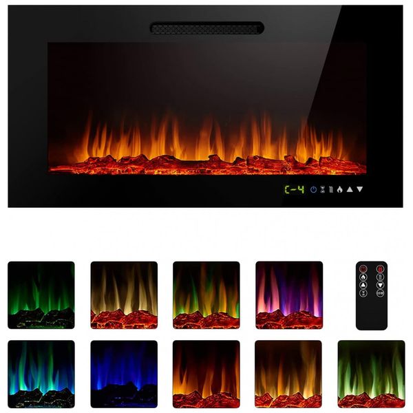 Lareira-Eletrica-de-Embutir-A48x91L-com-Controle-Remoto-e-foto-0