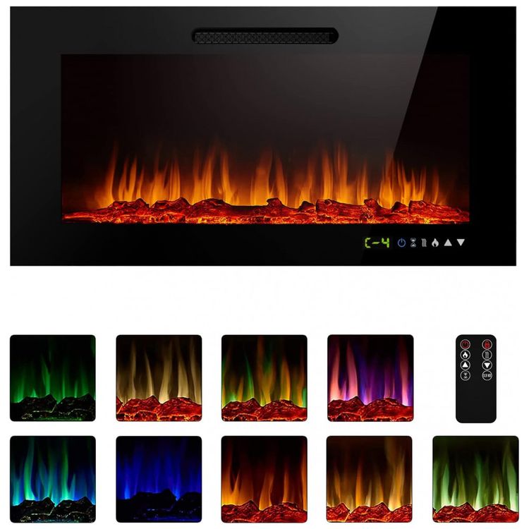Lareira-Eletrica-de-Embutir-A48x91L-com-Controle-Remoto-e-foto-0