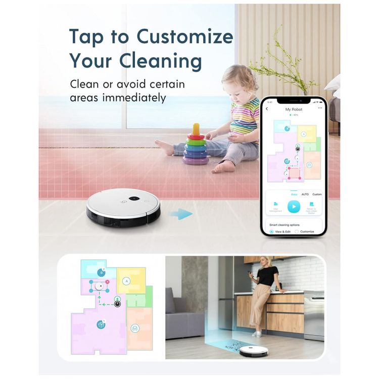 Aspirador-de-Po-Robo-com-Conexao-via-APP-WI-FI-Auto-foto-4