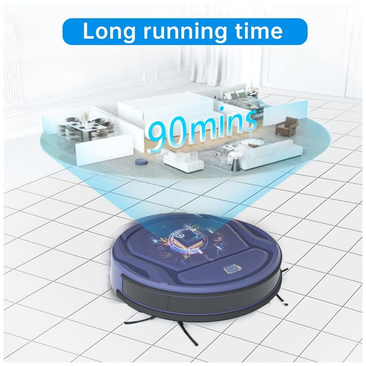 Aspirador-de-Po-Robo-K2A-com-Controle-Remoto-e-Conexao-WI-foto-2