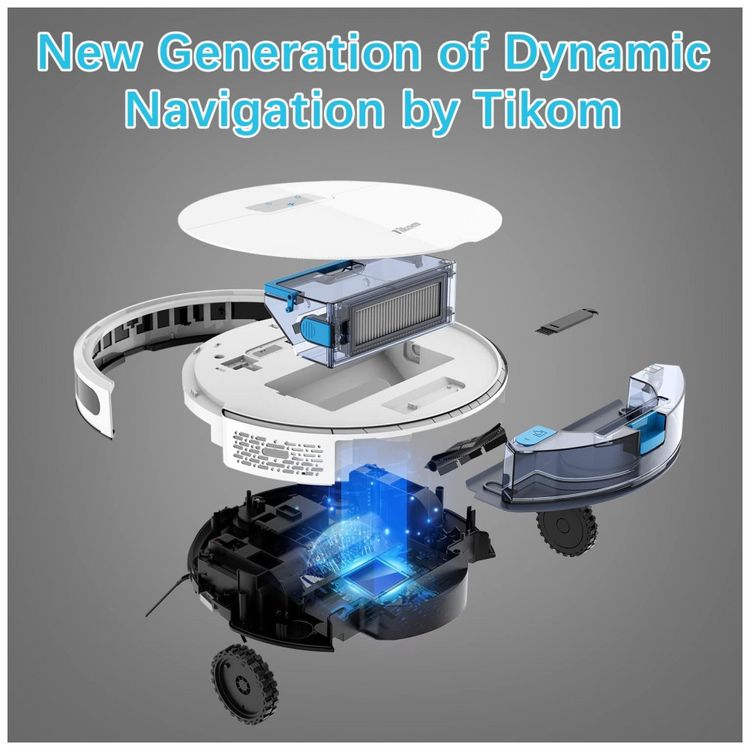 Aspirador-de-Po-Robo-G8000-com-Conexao-via-APP-WI-FI-e-Auto-foto-1