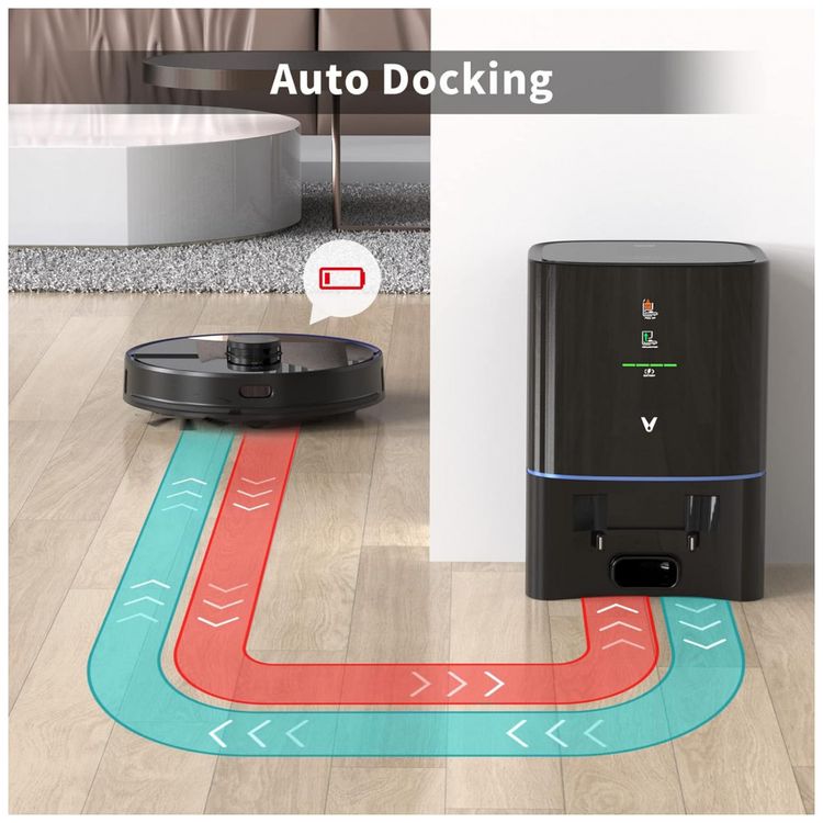 Aspirador-de-Po-Robo-V-com-Conexao-via-APP-WI-FI-e-Auto-foto-2