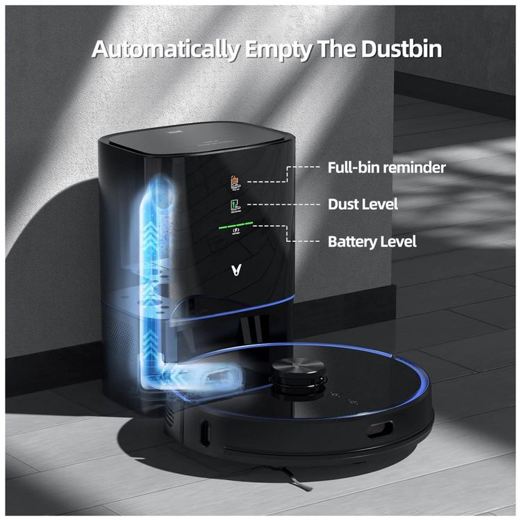 Aspirador-de-Po-Robo-V-com-Conexao-via-APP-WI-FI-e-Auto-foto-4