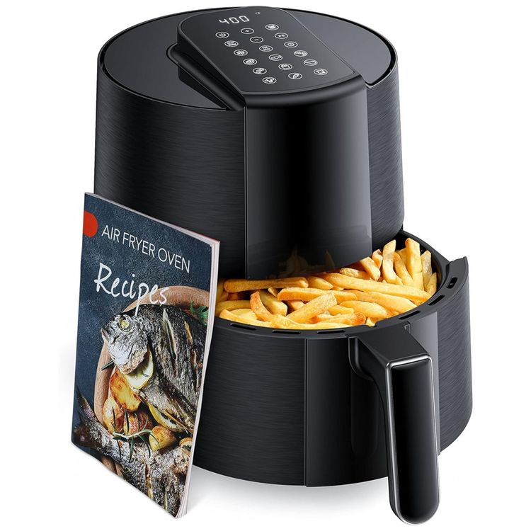 AirFryer-Fritadeira-Eletrica-4L-de-Capacidade-com-Livro-de-foto-0