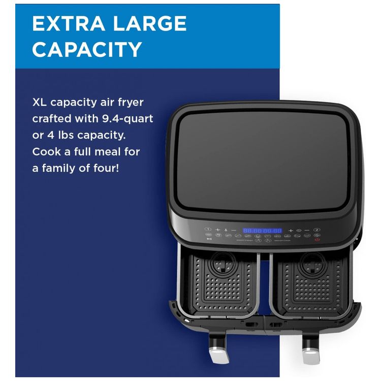 AirFryer-Fritadeira-Eletrica-Dupla-9L-de-Capacidade-com-12-foto-3