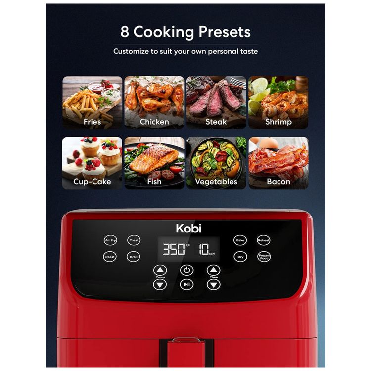 AirFryer-Fritadeira-Eletrica-5L-de-Capacidade-8-Funcoes-com-foto-1
