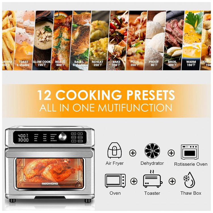 Forno-Eletrico-de-Bancada-23L-com-12-Funcoes-e-Controle-foto-2