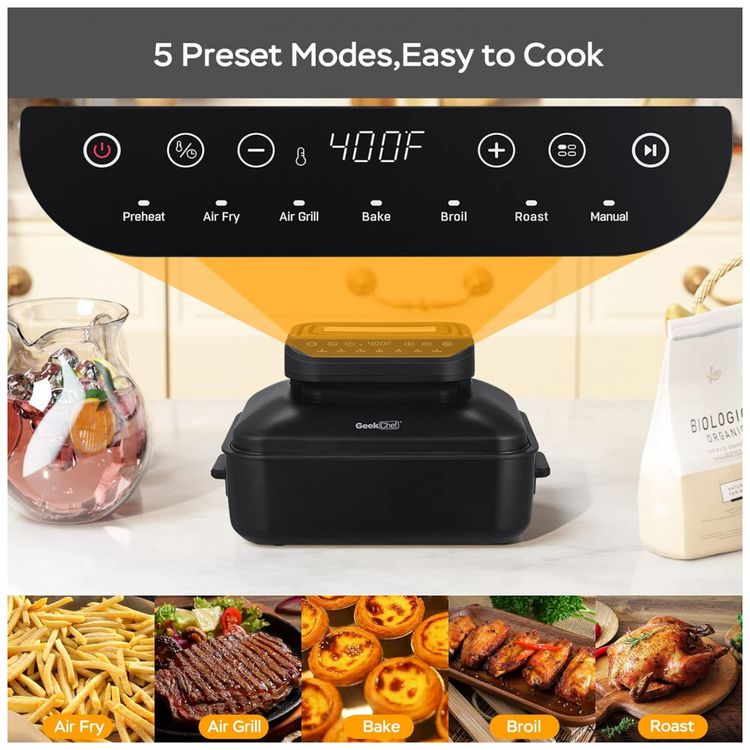 Forno-Eletrico-de-Bancada-23L-com-10-Funcoes-e-Acessorios-foto-3