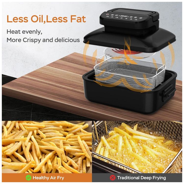 Forno-Eletrico-de-Bancada-23L-com-10-Funcoes-e-Acessorios-foto-4