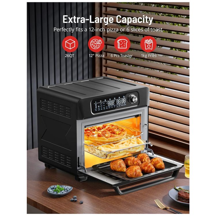 Forno-Eletrico-de-Bancada-25L-com-Temporizador-e-Painel-de-foto-1