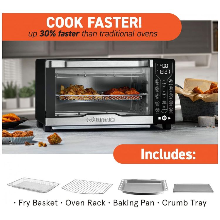Forno-Eletrico-de-Bancada-12-em-1-com-Painel-de-Controle-foto-5