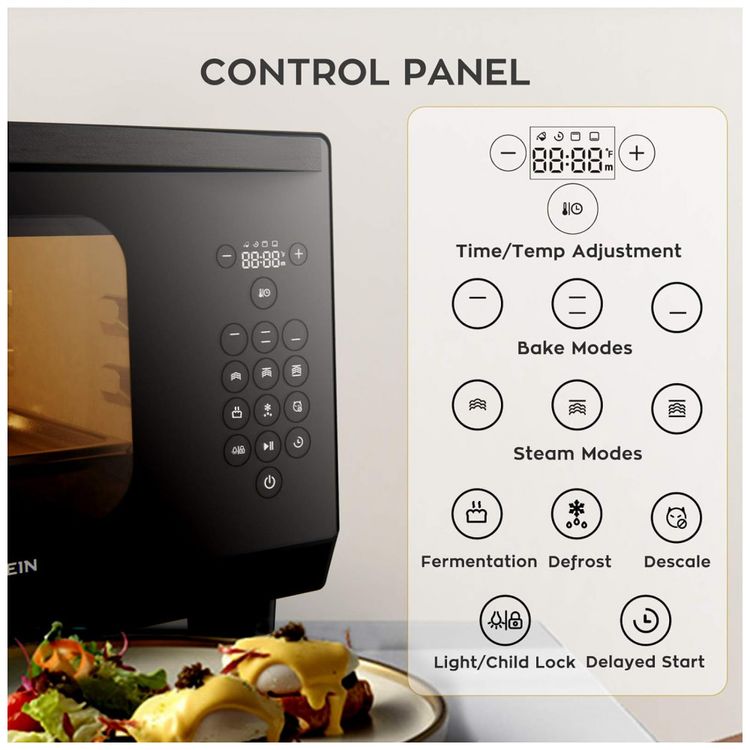 Forno-Eletrico-de-Bancada-26L-Multifuncional-com-Painel-de-foto-1