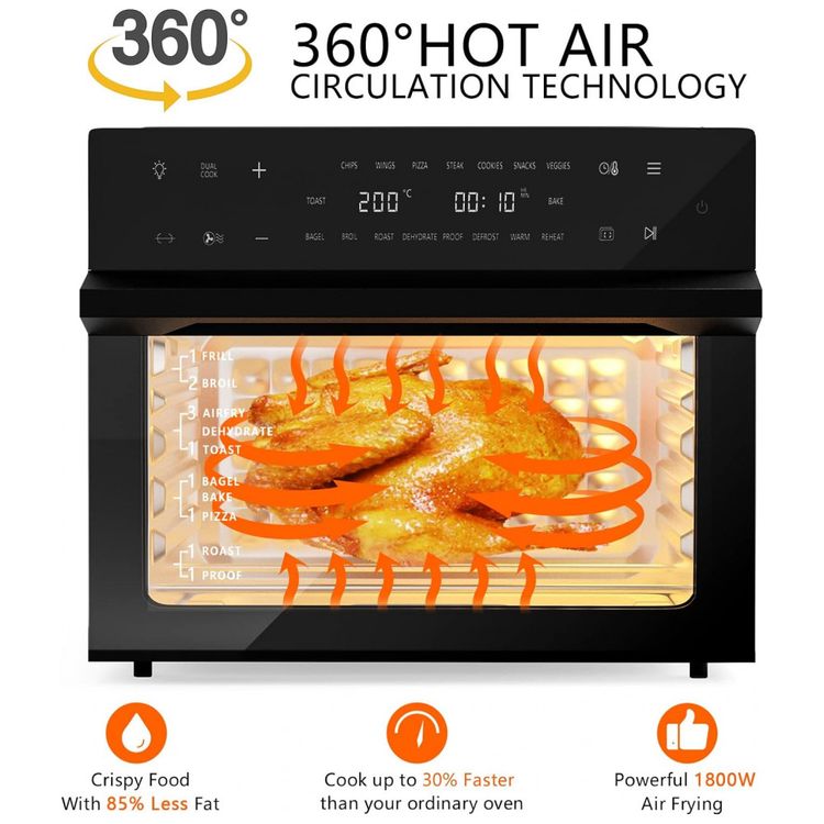 AirFryer-e-Forno-Eletrico-de-Bancada-Eletrico-18-em-1-foto-3