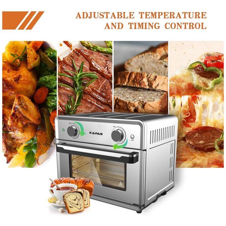 Forno-Eletrico-de-Bancada-26L-com-Temporizador-de-60M-Aco-foto-4