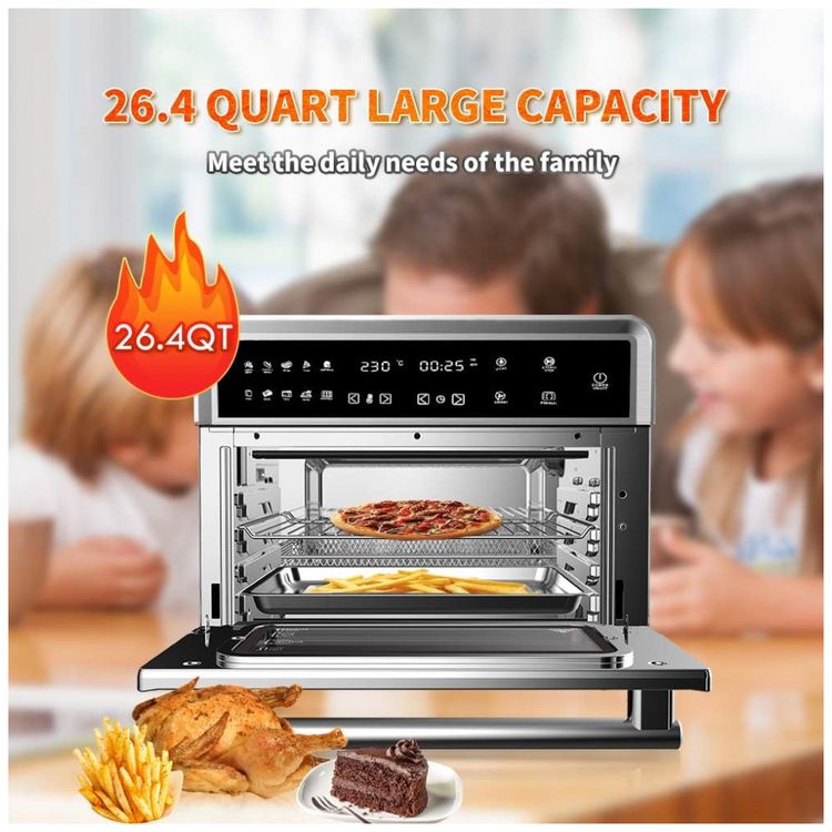 Forno-Eletrico-de-Bancada-24L-com-10-Funcoes-1800W-110v-foto-1