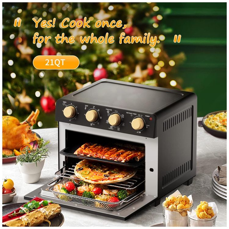 Forno-Eletrico-de-Bancada-21L-7-em-1-com-7-Acessorios-foto-2