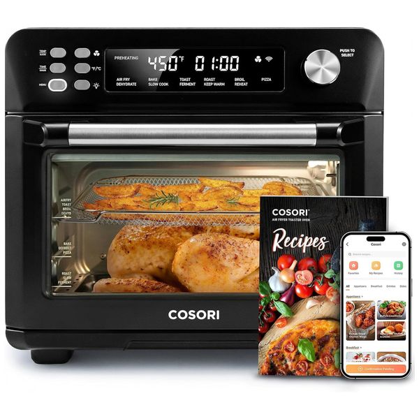 Forno-Eletrico-de-Bancada-25L-12-em-1-com-Painel-Digital-foto-0