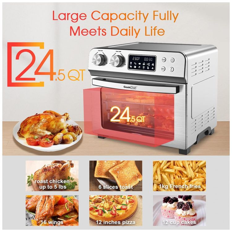 Forno-Eletrico-de-Bancada-23L-com-Painel-de-Controle-foto-3