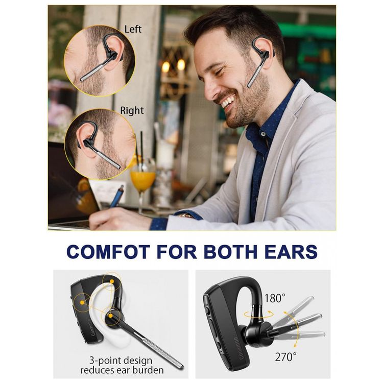 Conambo-Fone-de-Ouvido-Bluetooth-51-Confortavel-para-Ambos-foto-2