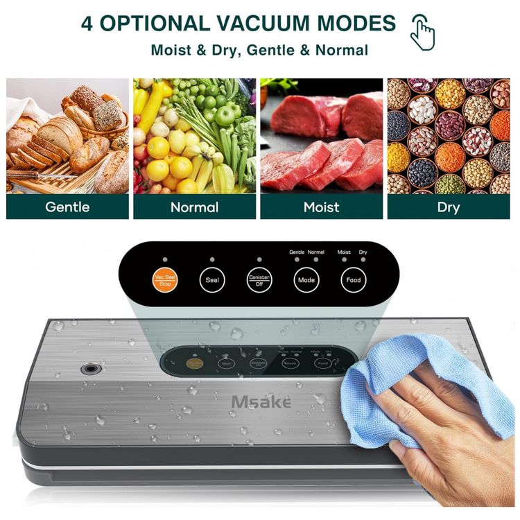 Msake-Seladora-a-Vacuo-Automatica-e-Portatil-com-4-Modos-e-foto-1