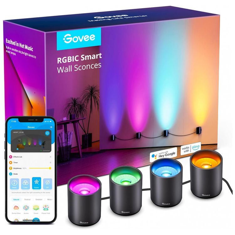 RGBIC-Arandelas-de-Parede-Coloridas-e-Inteligentes-com-Wi-Fi-foto-0