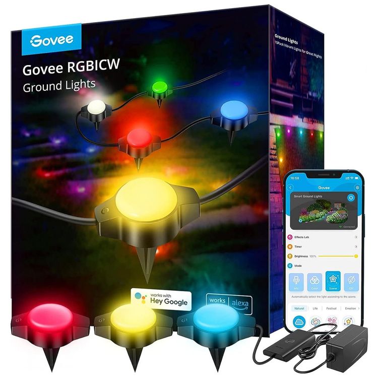 Luzes-de-Chao-LED-RGBIC-para-Caminho-a-Prova-d-IP67-10-foto-0