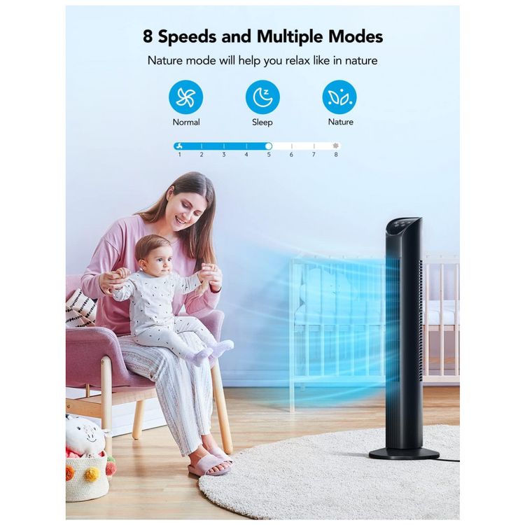 Ventilador-de-Torre-Inteligente-com-8-Velocidades-3-Modos-Wi-foto-2