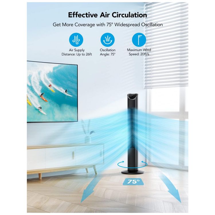 Ventilador-de-Torre-Inteligente-com-8-Velocidades-3-Modos-Wi-foto-4