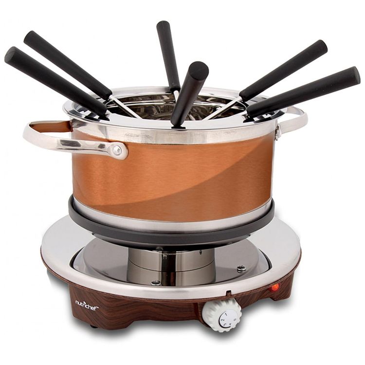 Panela-de-Fondue-Eletrica-1L-com-6-Garfos-Aco-Inoxidavel-foto-0
